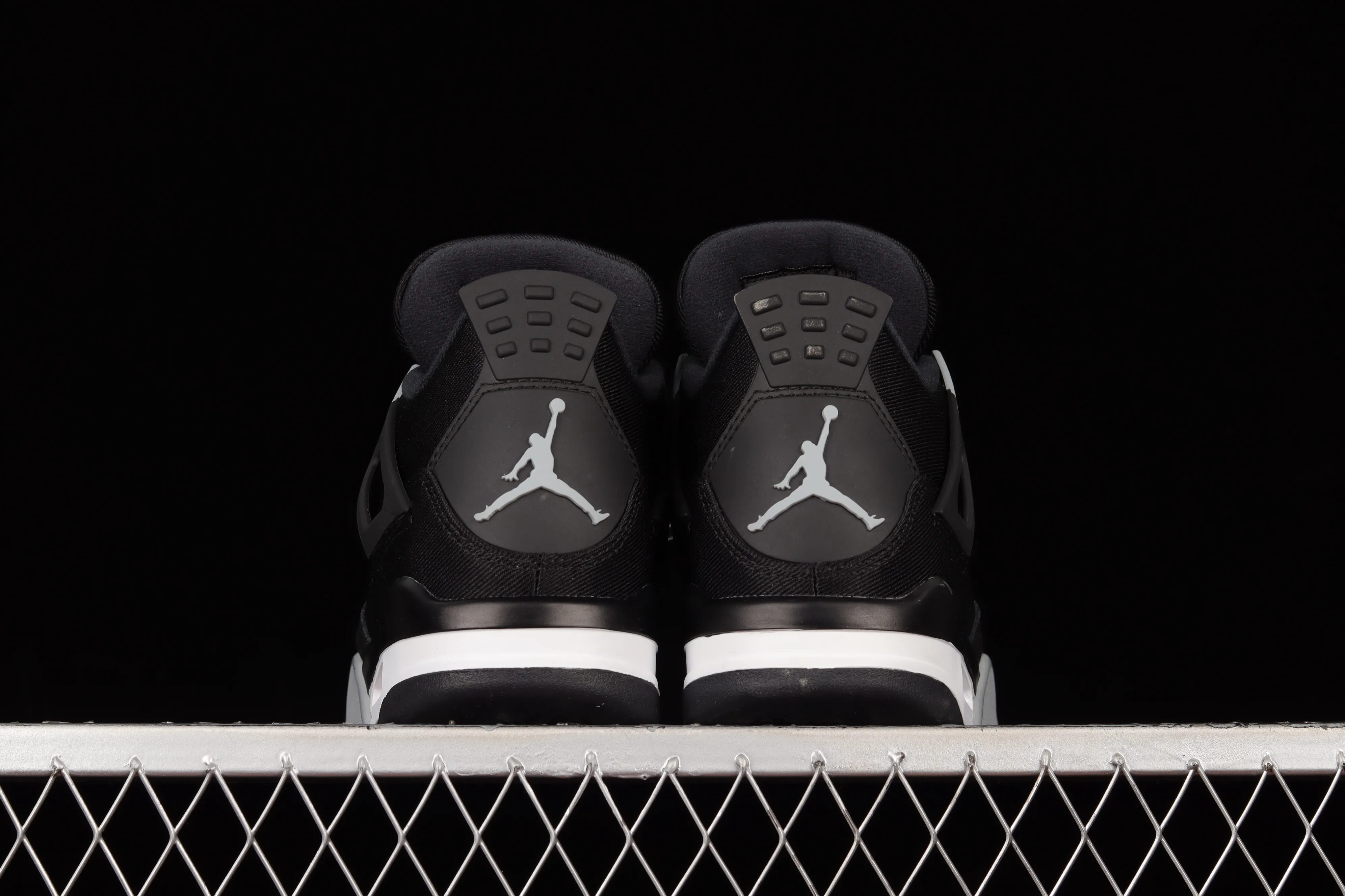 All categories Air Jordan Jordan series basketball shoes Air Jordan 4 L version Air Jordan 4 Retro "Olive Canvas" AJ4 Joe 4 black and gray denim DH7138-006